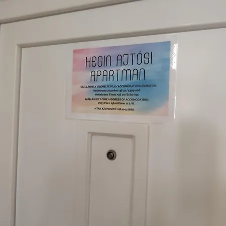 Apartment Hegin Ajtosi *